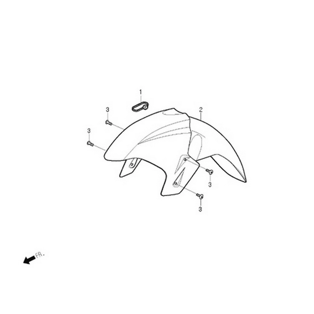 DAELIM SQ125 (DL125-S2) DIS GRENAJ ON CAMURLUK (GRI) #DLS F0702-1 GR